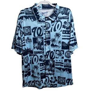 Washington Nationals x Kona Big Wave 20th Anniversary Hawaiian Shirt - Size L‎